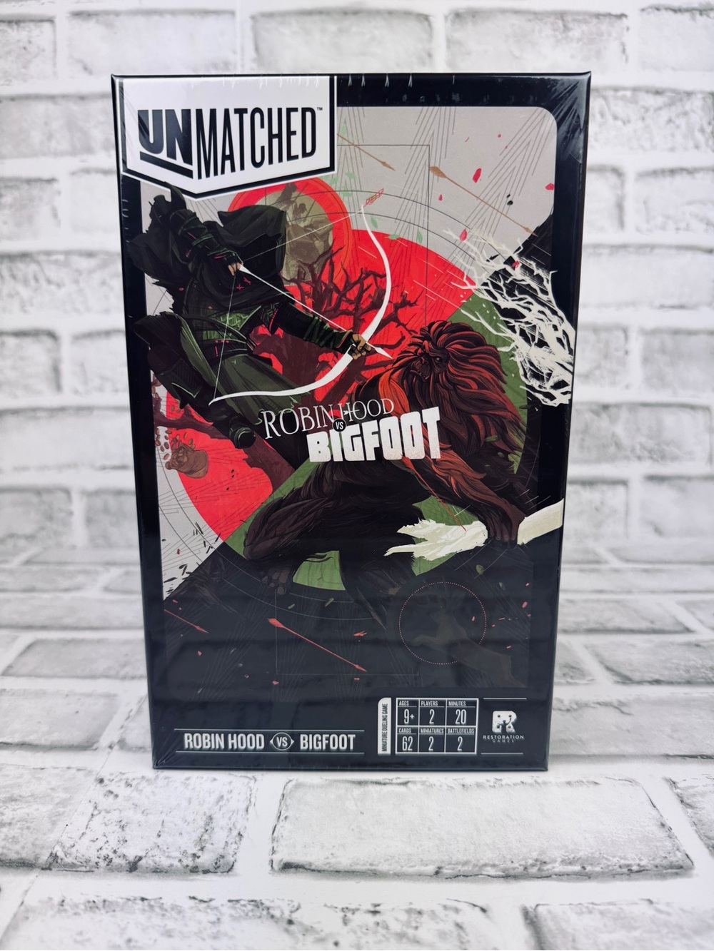 Unmatched Robin Hood vs Bigfoot 2020 Restoration Games Factory Sealed New